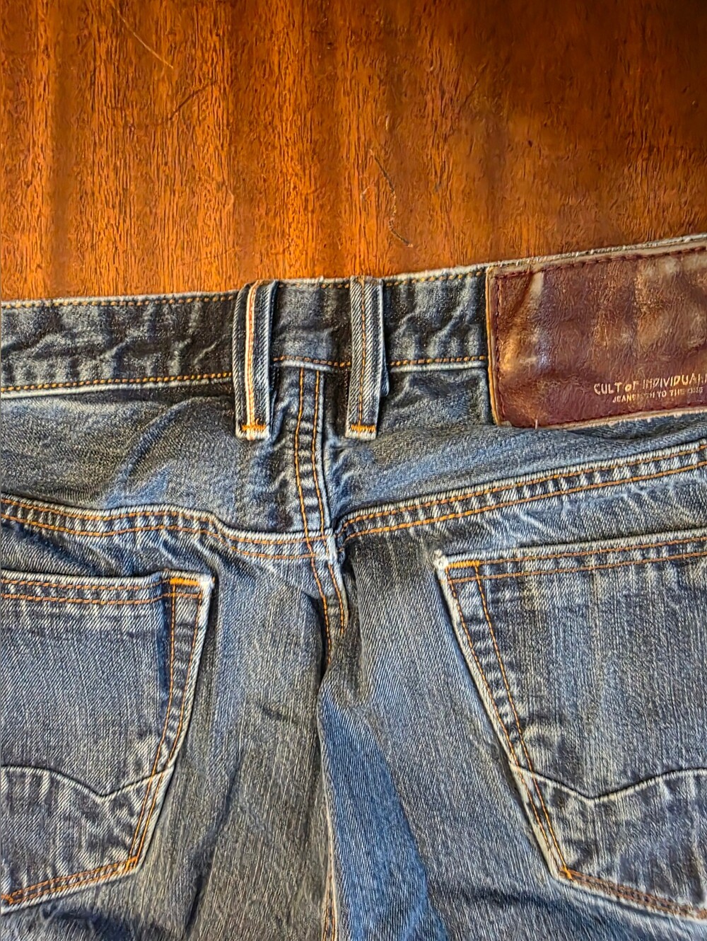 Cult of Individuality Men's Rocker Slim Japanese Selvedge Denim Jeans 36x33